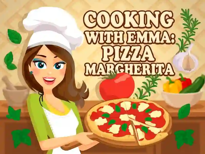 Cooking with Emma Pizza Margherita – kostenloses Online-Spiel