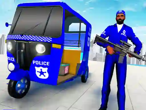 Police Auto Rickshaw Taxi – kostenloses Online-Spiel