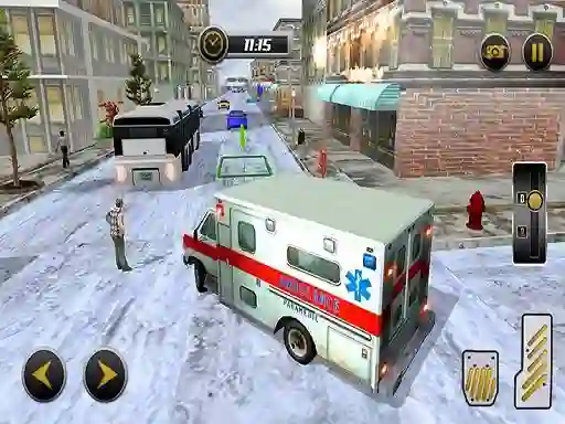 Modern city ambulance simulator – kostenloses Online-Spiel