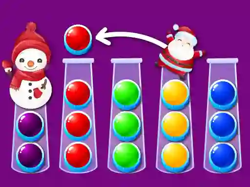 Ball Sort Xmas – kostenloses Online-Spiel