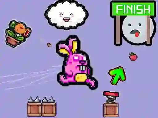 Cute Rabbit's Challenging Adventure – kostenloses Online-Spiel