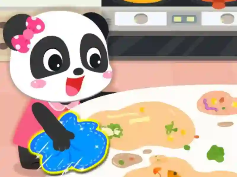 Baby Panda Cleanup – kostenloses Online-Spiel