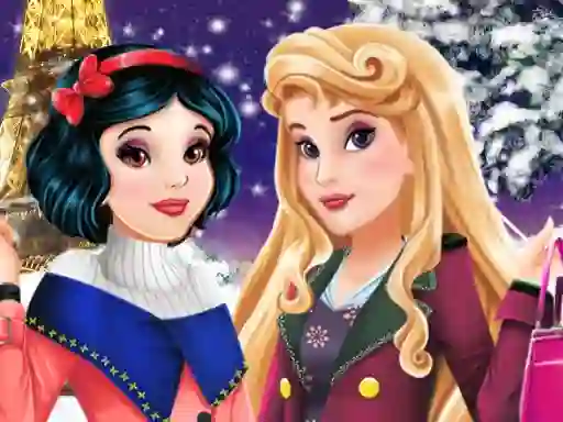 Aurora and Snow White Winter Fashion – kostenloses Online-Spiel