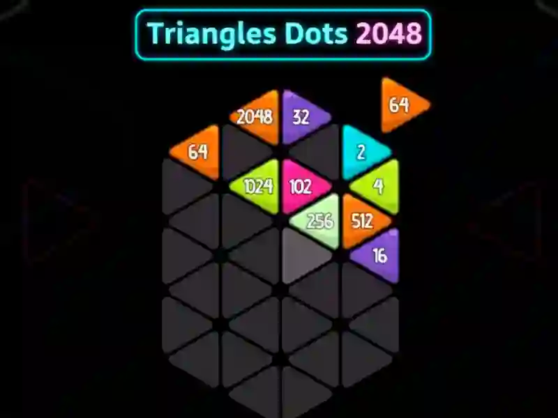 Triangles Dots 2048 – kostenloses Online-Spiel