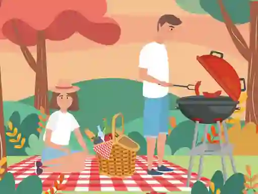 Barbecue Picnic Hidden Objects – kostenloses Online-Spiel
