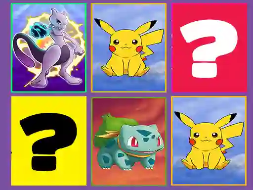 Pokemon Find Pairs – kostenloses Online-Spiel