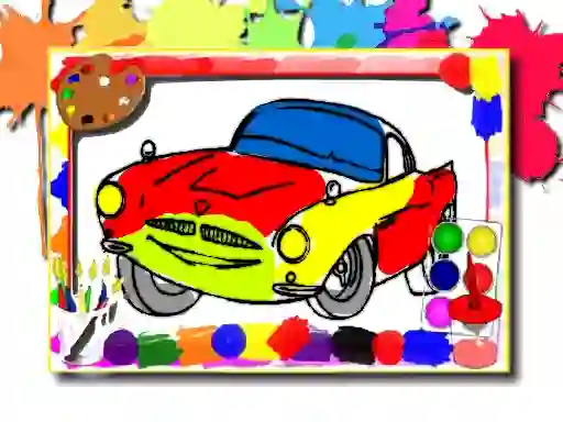 Racing Cars Coloring Book – kostenloses Online-Spiel