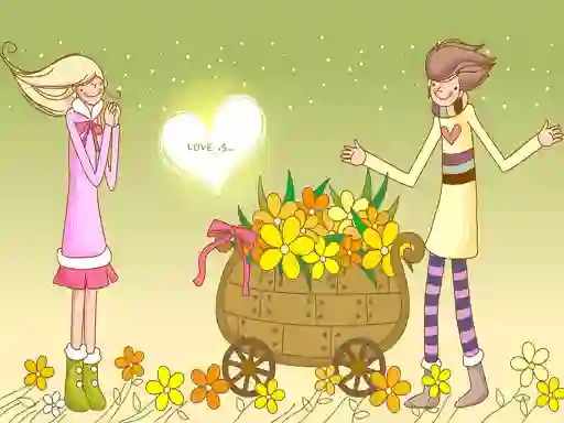 Love Couple Slide – kostenloses Online-Spiel