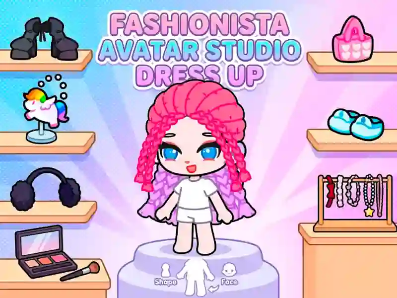 Fashionista Avatar Studio Dress Up – kostenloses Online-Spiel
