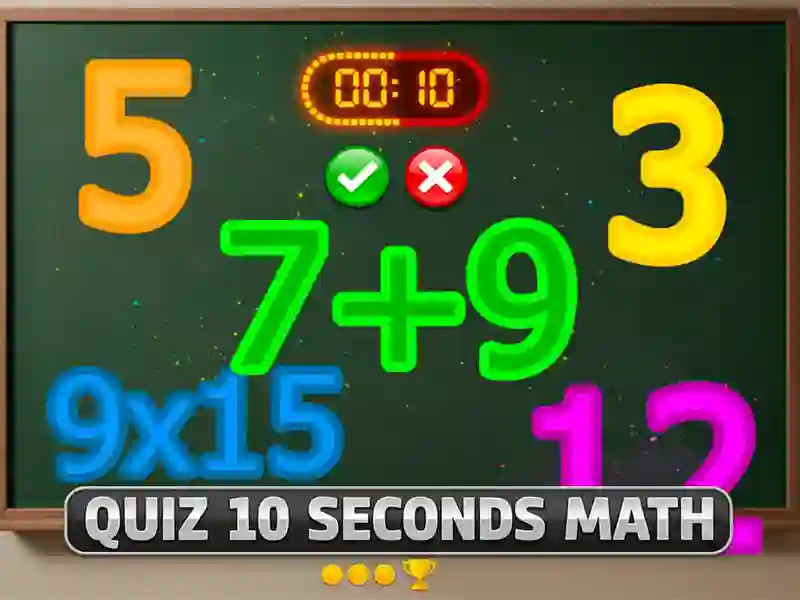 Quiz 10 Seconds Math – kostenloses Online-Spiel