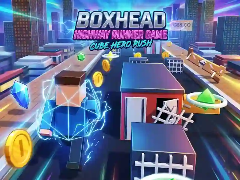 Boxhead Highway Runner Game – kostenloses Online-Spiel