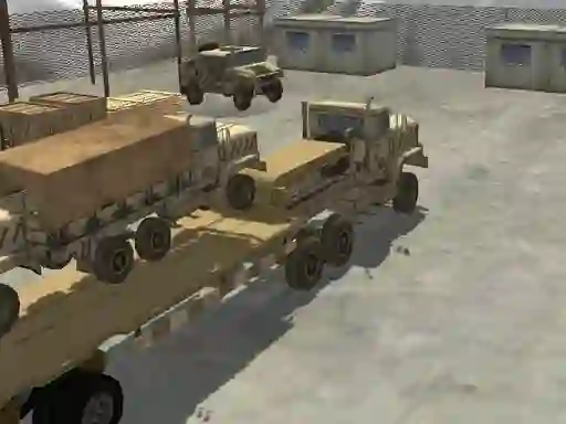 Transport Army vehicle truck driving – kostenloses Online-Spiel