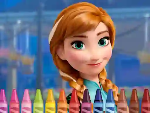 Anna Frozen Coloring – kostenloses Online-Spiel
