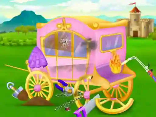 Princess Castle Cleaning – kostenloses Online-Spiel