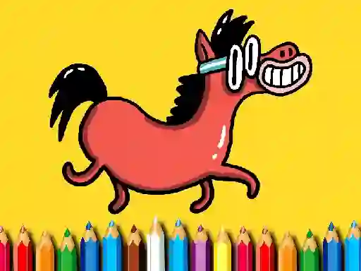 Back To School: Pony Coloring Book – kostenloses Online-Spiel