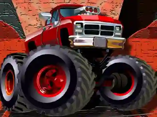Crazy Monster Trucks Puzzle – kostenloses Online-Spiel