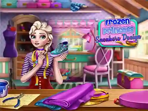 Frozen Princess Sneakers Design – kostenloses Online-Spiel