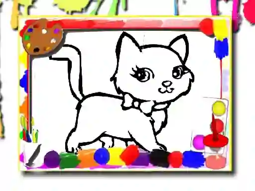 Sweet Cats Coloring – kostenloses Online-Spiel