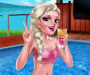Ice Queen Pool Day – kostenloses Online-Spiel