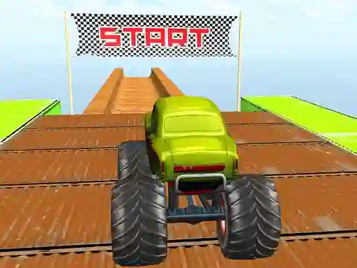 Mega ramp Monster truck – kostenloses Online-Spiel