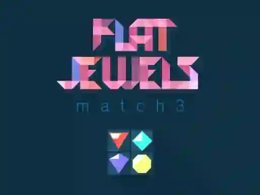 Flat jewels match 3 – kostenloses Online-Spiel
