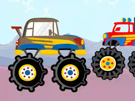 Fun Monster Trucks Jigsaw – kostenloses Online-Spiel