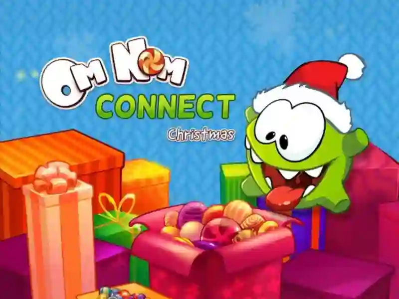 Om Nom Connect Christmas – kostenloses Online-Spiel