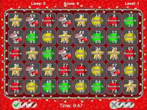 Christmas Number Crunch Rounding – kostenloses Online-Spiel