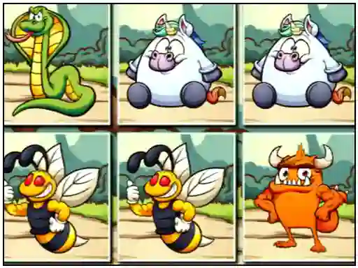 Animals Memo Match – kostenloses Online-Spiel