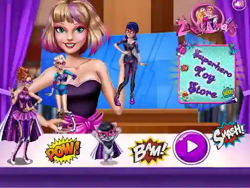 Superhero Toy Shop – kostenloses Online-Spiel