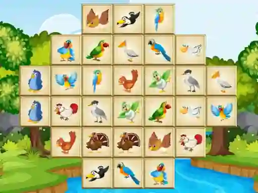 Birds Mahjong Deluxe – kostenloses Online-Spiel