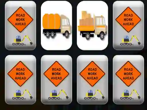 Work Trucks Memory – kostenloses Online-Spiel