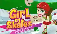 Girl on Skates Pizza Mania – kostenloses Online-Spiel