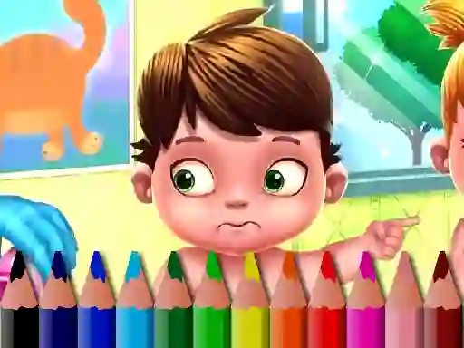 Back To School: Baby Coloring Book – kostenloses Online-Spiel