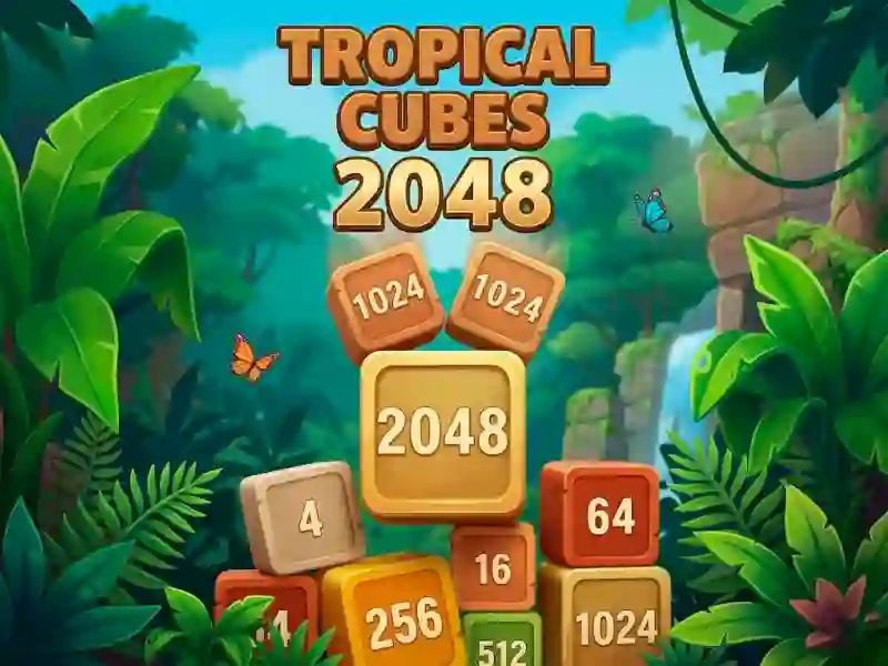 Tropical Cubes 2048 – kostenloses Online-Spiel