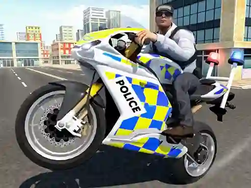 Police Chase Motorbike Driver – kostenloses Online-Spiel