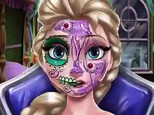 Elsa Scary Halloween Makeup – kostenloses Online-Spiel