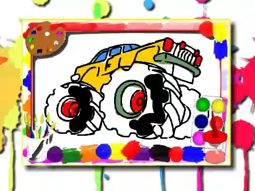 Monster Truck Coloring Book – kostenloses Online-Spiel