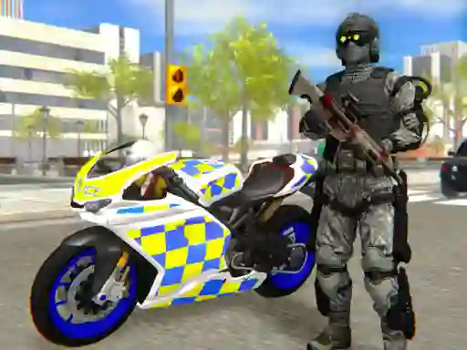 Police Bike City Simulator – kostenloses Online-Spiel