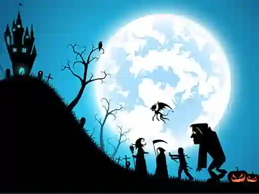 Happy Halloween Jigsaw – kostenloses Online-Spiel