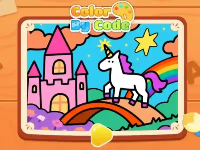 Color By Code: Rainbow Unicorn – kostenloses Online-Spiel