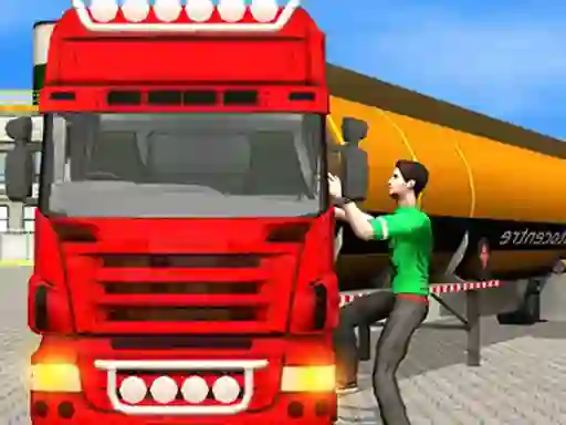 Oil Tanker Transporter Truck Simulator – kostenloses Online-Spiel