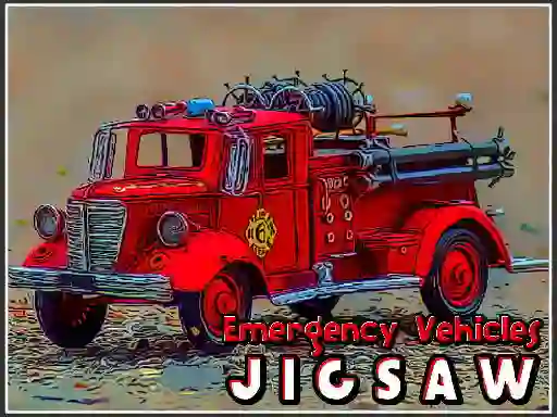 Emergency Vehicles Jigsaw – kostenloses Online-Spiel