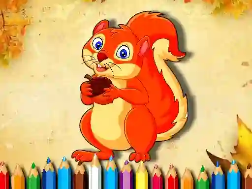 Squirrel Coloring Book – kostenloses Online-Spiel