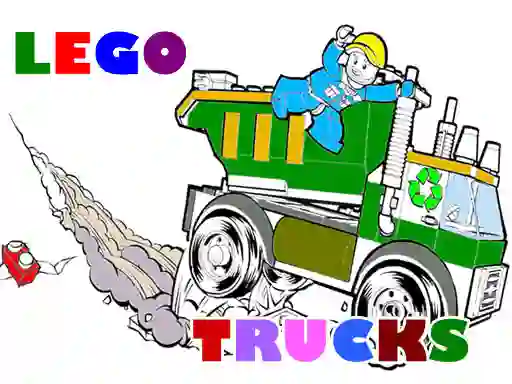 Lego Trucks Coloring – kostenloses Online-Spiel