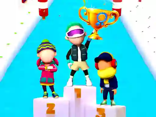 Fun Race On Ice – kostenloses Online-Spiel