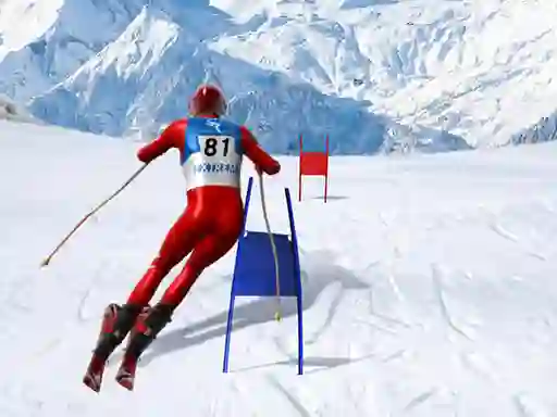 Slalom Ski Simulator – kostenloses Online-Spiel
