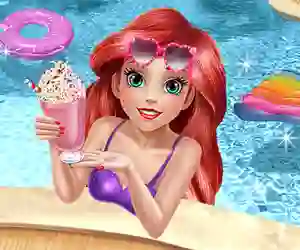 Mermaid Princess Pool Time – kostenloses Online-Spiel
