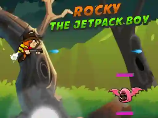 Rocky The Jetpack Boy – kostenloses Online-Spiel