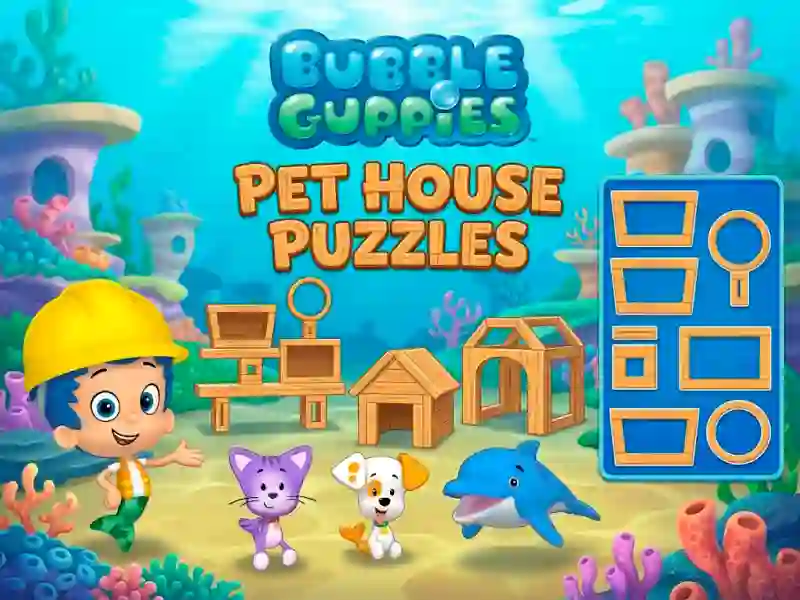 Bubble Guppies Pet House Puzzles – kostenloses Online-Spiel
